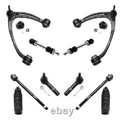 10pc Front Upper Control Arms Tie Rod for Chevy Tahoe GMC Sierra 1500 #Cast Iron