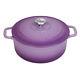 26cm/5l Chasseur Round French Oven Wisteria Premium Quality Cast Iron Cookware