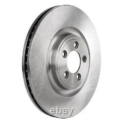 Brake Disc and Pad Kit For 13-15 Jaguar XF Cast Iron Disc Front