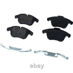Brake Disc and Pad Kit For 13-15 Jaguar XF Cast Iron Disc Front