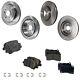 Brake Disc And Pad Kit For 2016 Cadillac Cts Cast Iron Front And Rear
