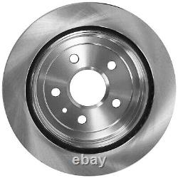 Brake Disc and Pad Kit For 2016 Cadillac CTS Cast Iron Front and Rear