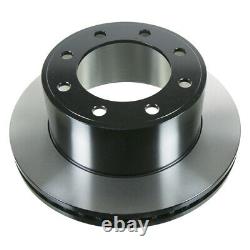 Brake Rotor, Premium, Solid Surface, Cast Iron, Black E-coat/Natural, Rear