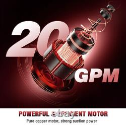 BreAro 20GPM 12V Fuel Transfer Pump with Automatic Nozzle Kit & Premium Filter