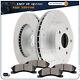 Front Brake Rotors Disc And Ceramic Pads For 99-2004 Jeep Grand Cherokee Vented