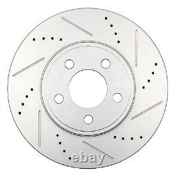 Front Brake Rotors Disc and Ceramic Pads For Ford Crown Victoria 03 -2011 Vented
