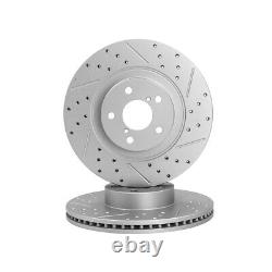 Front Rear Brake Rotors+Ceramic Pads Set for Subaru Legacy Outback 2.5i Forester