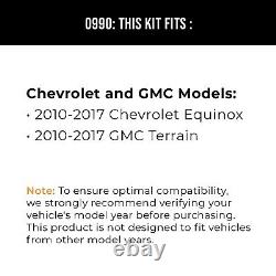 Front & Rear Brake Rotors + Ceramic Pads for 2010-2017 Chevy Equinox GMC Terrain