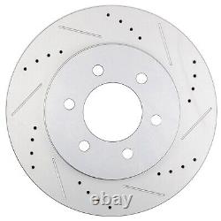 Front Rear Brake Rotors Disc and Ceramic Pads For Lincoln Mark LT 06 08 Vented