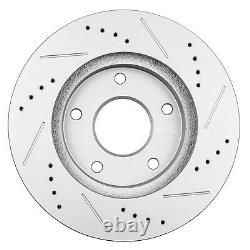 Front Rear Ceramic Pads And Brake Rotors Disc Vented For 1998-2004 Chevrolet S10