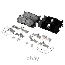 Front and Rear Brake Disc and Pad Kit For 2012-2017 Toyota Camry Ceramic
