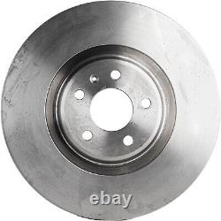 Front and Rear Brake Rotors For 2017-2018 Audi A6 356mm Front 330mm Rear Disc