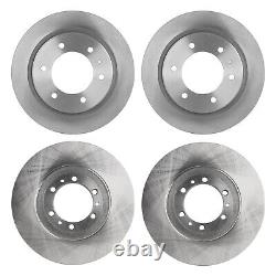 Front and Rear Disc Brake Rotors For 1994-2001 Isuzu Rodeo Built Up to June 2001