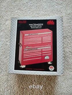 Macsimizer Mac Tools Die-Cast Metal 1/12 Scale Red Tool Chest Bank 1 of 5000