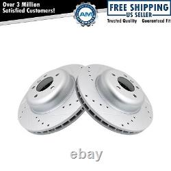 Performance Brake Rotor Drilled & Slotted G-Coated Front Pair Kit