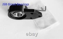 (Qty. 10) UCFB206-20 solid premium 3-bolt bracket bearing triple seal ABEC3 1-1/4