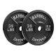 Steel Olympic Plates 35lb Pair Premium Coated 2x 35lbs. Weights For 2in Bars