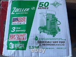 Zoeller M63 Premium Series Submersible Sump Pump 0.3 HP 115v / 1PH 63-0001